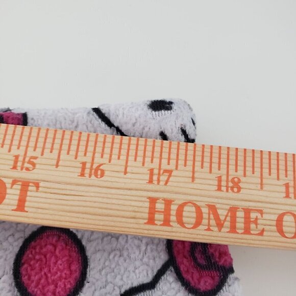 Sanrio Hello Kitty Fleece PJ Pants White Drawstring Lounge Sleep Womens Size XL - Picture 7 of 10